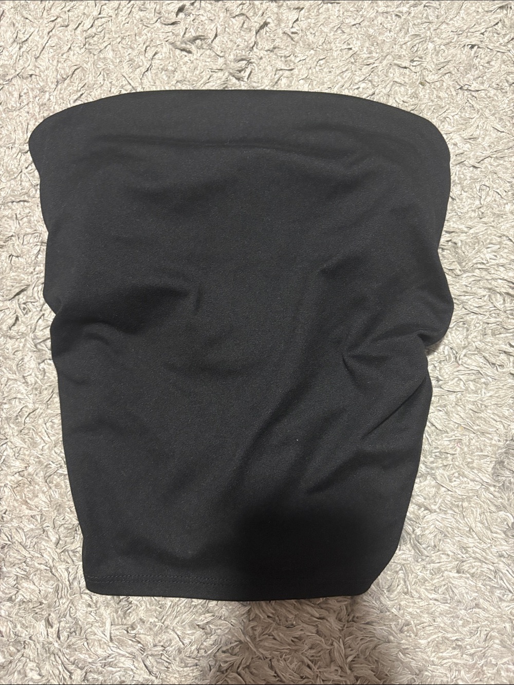 PacSun Black Strapless Crop Tube Top